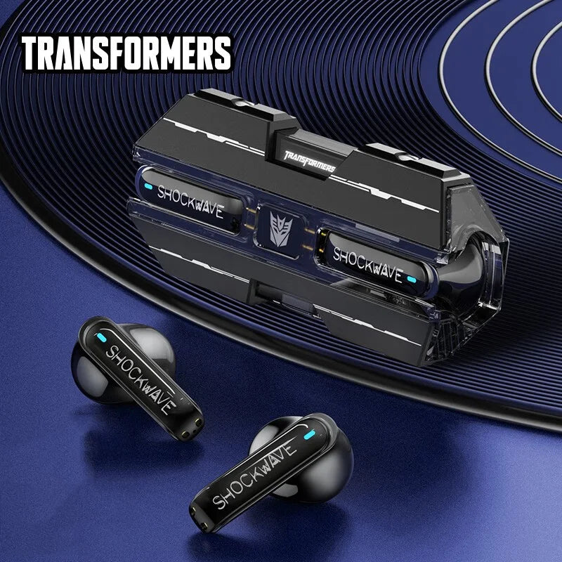 Ship From US Transformers TF-T01 Gaming Earphones Bluetooth 5.4 ENC Noise Reduction Headphones HD Call Music Earbuds Bumble Bee