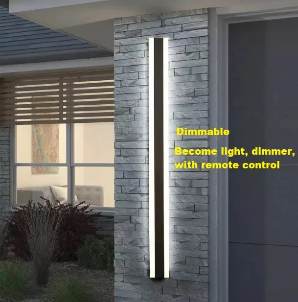 LED long wall lamps OutdoorWaterproof IP65 Garden Lights outdoor porch-f-lights Door wall lamp lighting Modern outdoor walllight