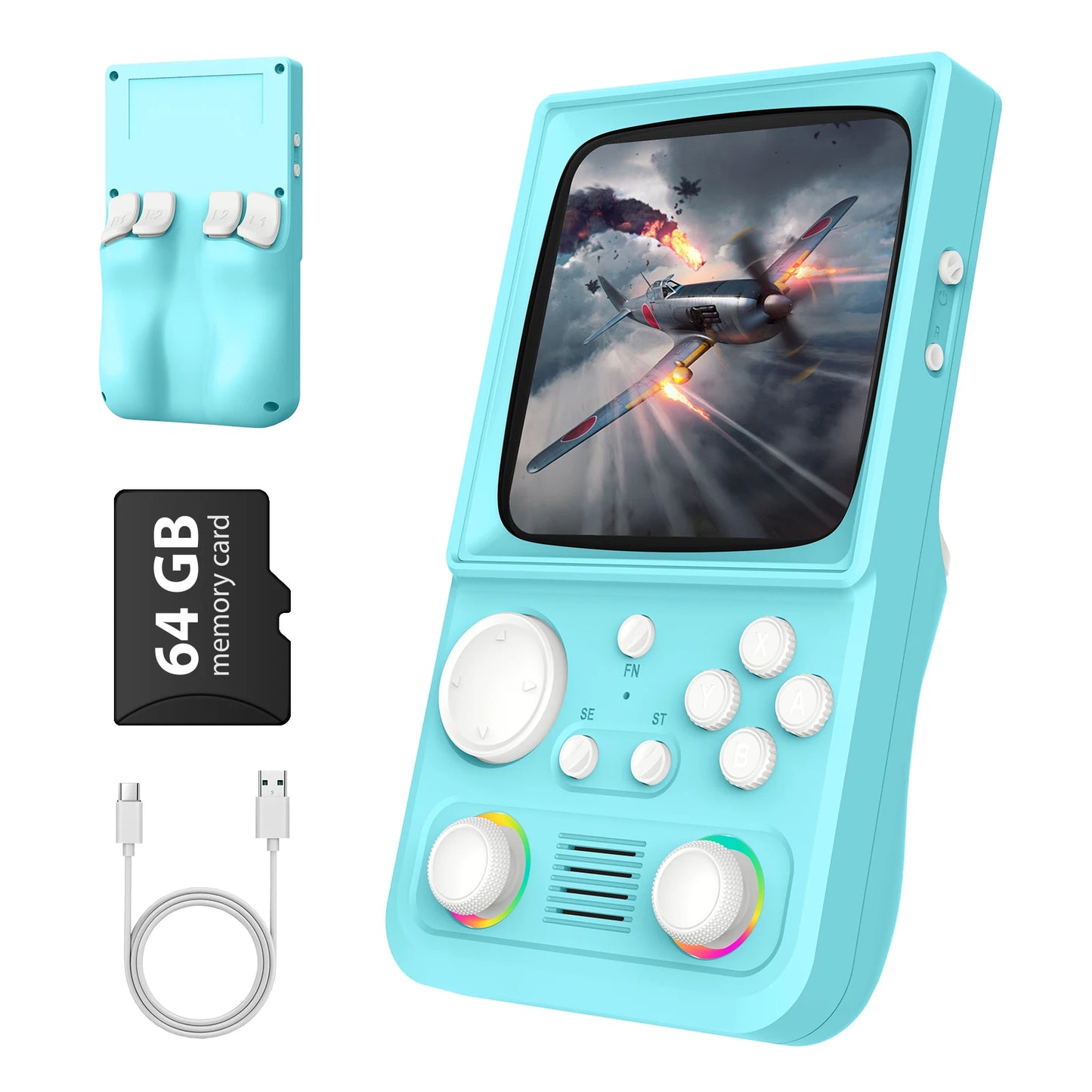 R36T MAX Handheld Game Console 4.0" Support Wi-Fi Ship From US