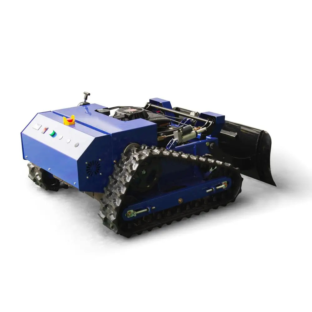 R55 Remote Control Lawn Mower 550mm Cutting Width Tracked Grass Cutter for Slopes Hills Industrial Mowing Machine