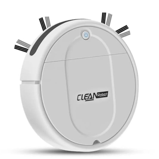 Home tile cleaning robot vacuum and mop combo with wireless touch button, silent operation, advanced obstacle avoidance, black