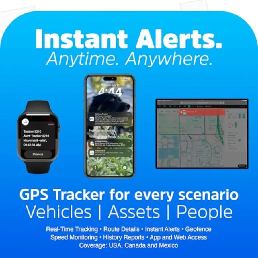 3.0 GPS Tracker - Over 1 Month Battery - with Heavy Duty Waterproof Case and Powerful Magnets for Vehicles and Assets