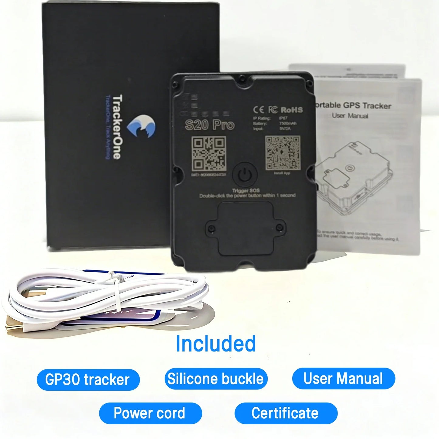 5M Accuracy Hidden 4G GPS Tracker - Vehicle Anti-Theft Locator with Real-Time Alert/Geo-Fencing | Paid App