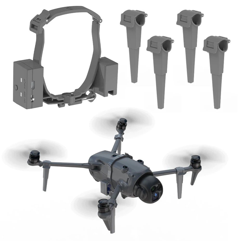 For DJI Mavic 4 Pro Payload Airdrop System 150mAh Air Dropping System Type-C Rechargeable Drone Deliver Tool Fishing Bait/Gift