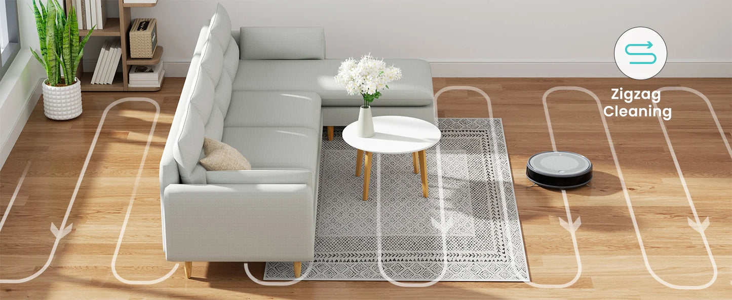 Lefant M310 Robot Vacuum Cleaner– 4500Pa Suction, Ultra-Slim & Quiet, PreciSense Obstacle Avoidance, WiFi/App/Voice Control