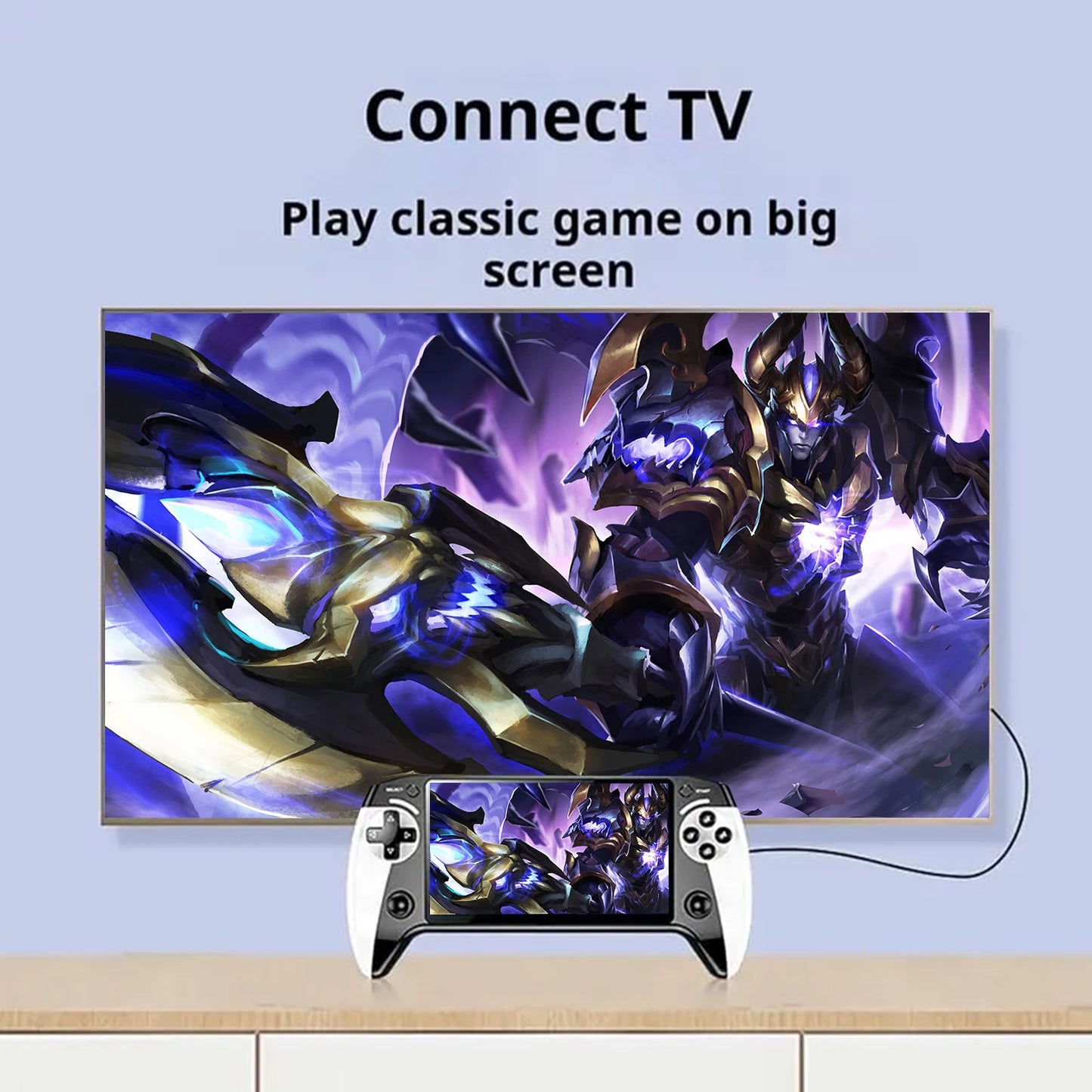 New X9 Handheld Game Console 5.5 Inch Screen Type-C Charging Handheld Video Game Console with 20000+ Games Retro Gaming Console