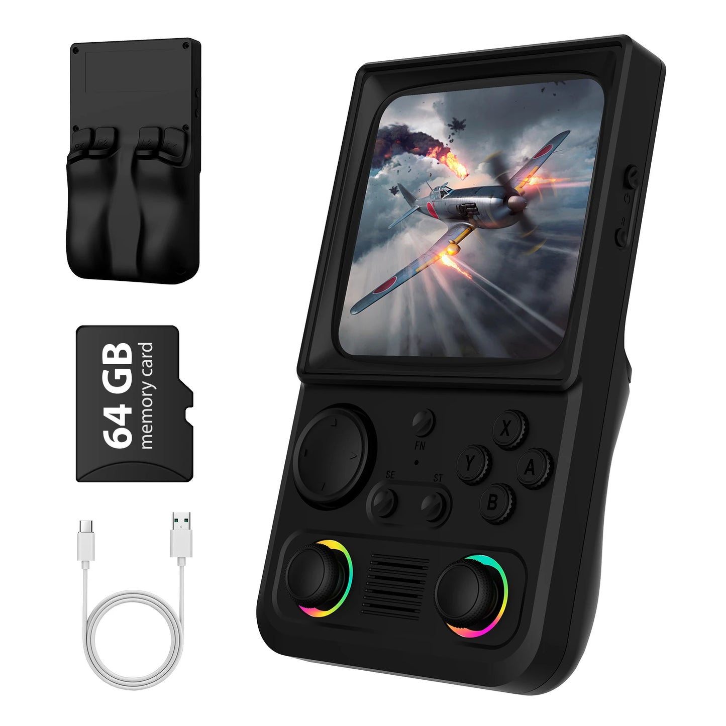 R36T MAX Handheld Game Console 4.0" Support Wi-Fi Ship From US