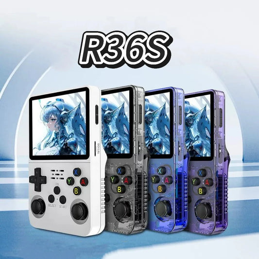 R36s Handheld Gaming Console 3.5-inch IPS Screen Linux System 32+64G TF Card Retro Portable Pocket Device