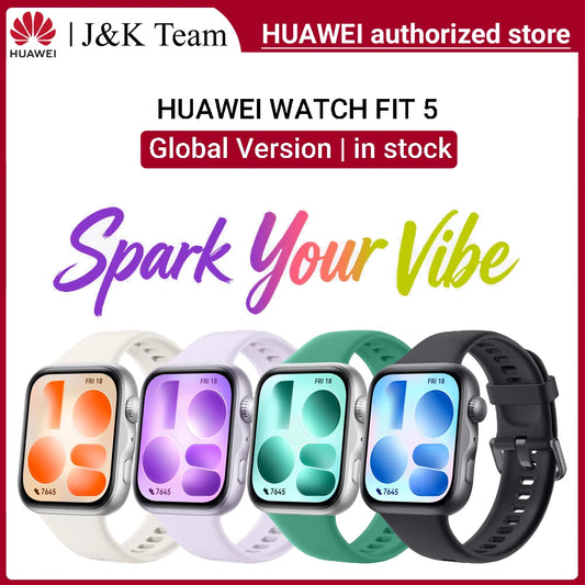 HUAWEI WATCH FIT 5 Smart Watch, 1.82″ AMOLED Display, NFC, GPS, Mini Workout Fitness Tracker,0 Days Battery Life,iOS & Android