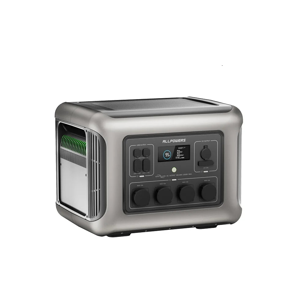ALLPOWERS R2500 Portable Power Station 2500W 2016Wh LiFePO4 Battery Solar Generator for Outdoor Camping Home Backup Use RV