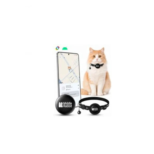 GPS Cat Tracker Collar for Android, Works with Google Find Hub, No Monthly Fee, Lightweight Pet Tracking Tag for Cats