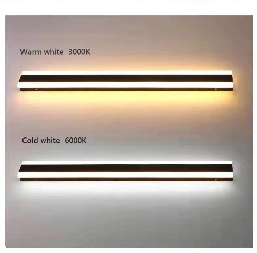 LED long wall lamps OutdoorWaterproof IP65 Garden Lights outdoor porch-f-lights Door wall lamp lighting Modern outdoor walllight