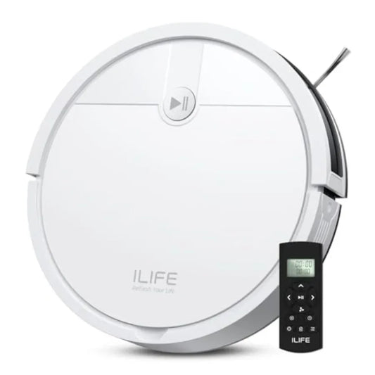 V2 Robot Vacuum Cleaner for pet hair and hard floors, tangle-free suction, 120 mins runtime, slim self-charging design, black p
