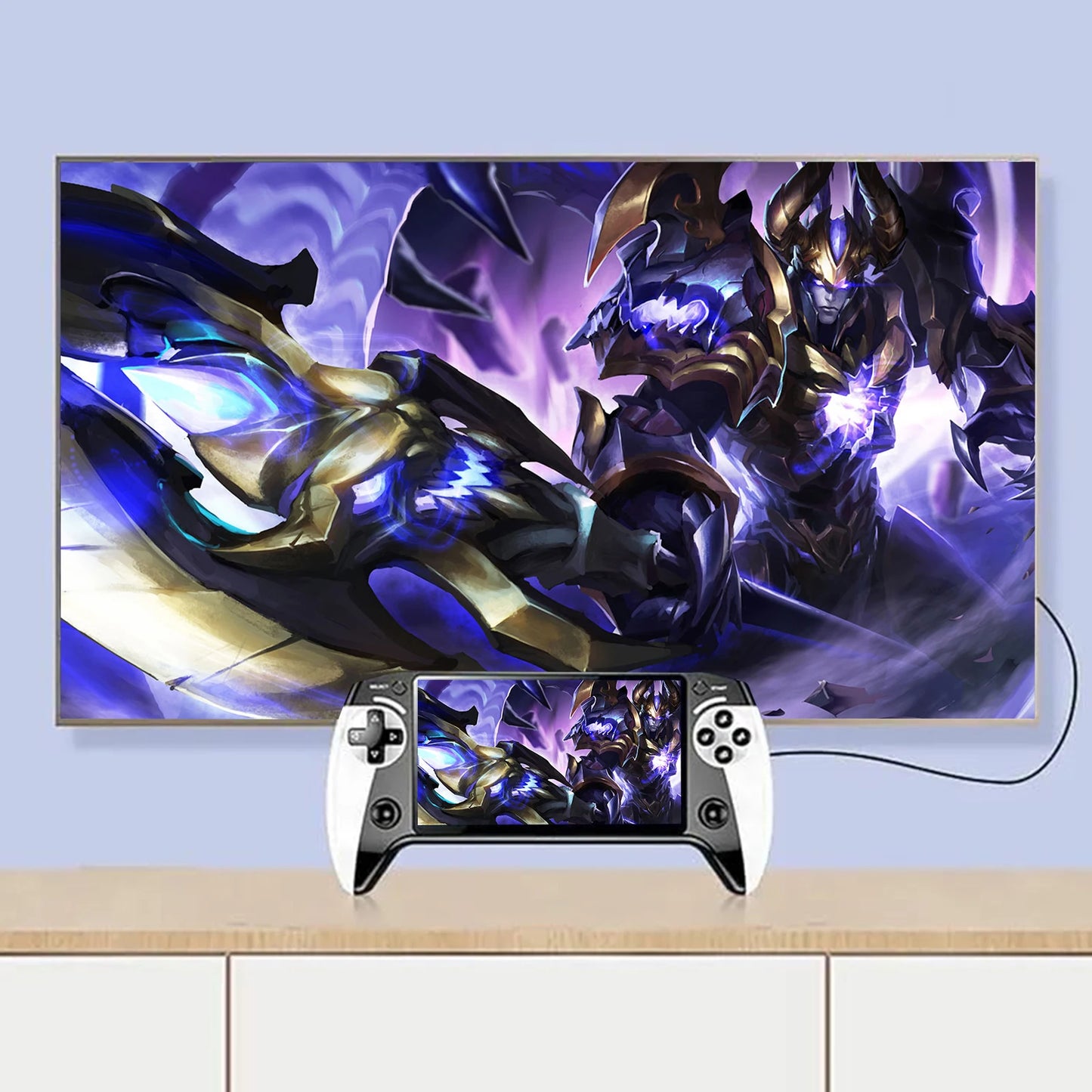 Retro Gaming Console 5.5 Inch Screen Retro Handheld Video Game Console with 5000+ Games Game Player for Kids and Adults