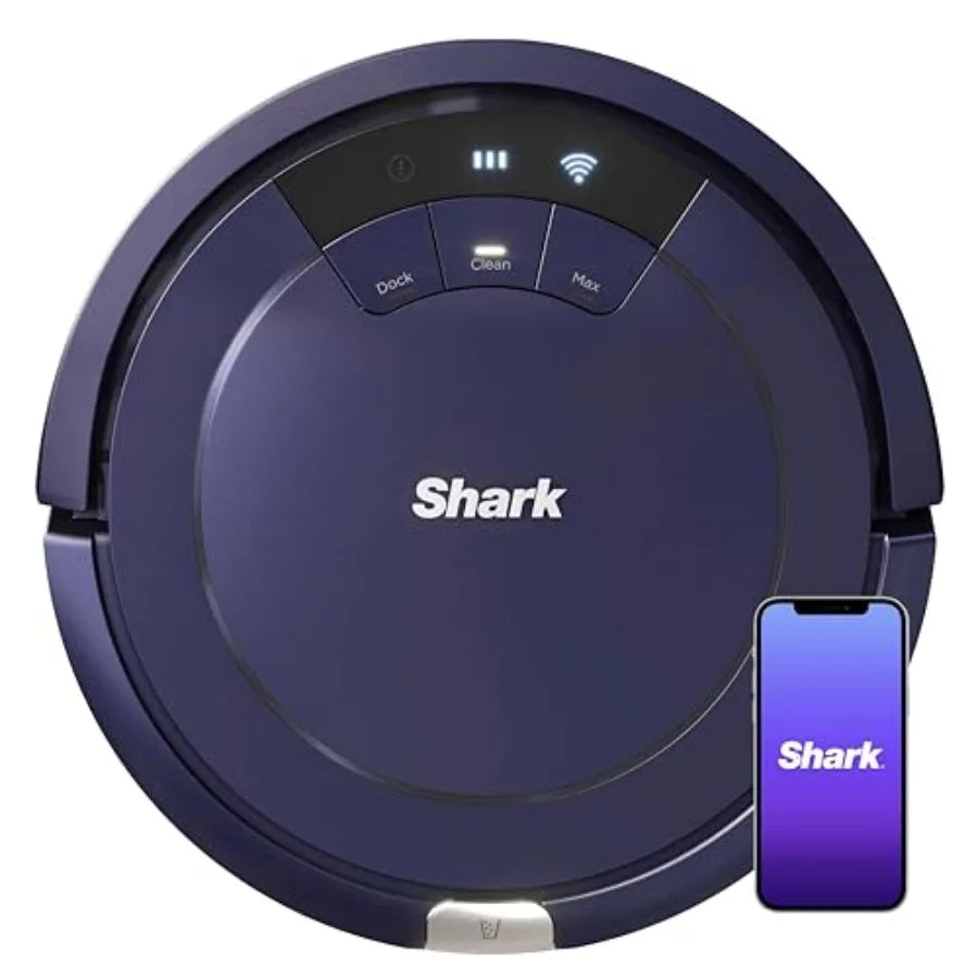 RV765 ION Robotic Vacuum for home use, ABS plastic, Deep Royal Blue, Wi-Fi connected with Alexa compatibility and 120min runtim
